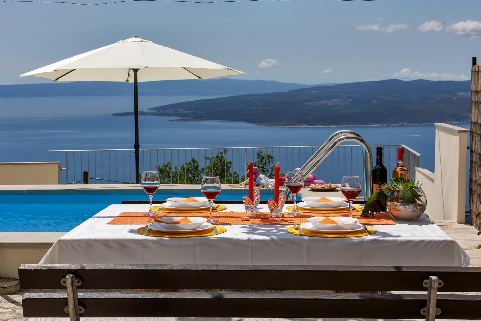 Holiday Home Marta With Heated Pool,Grill,Sea View Bast Exterior foto